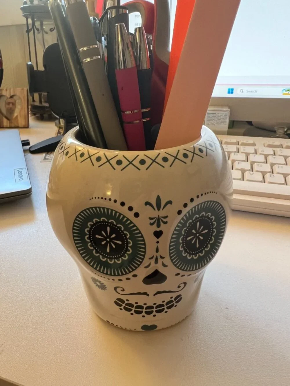 Day of the Dead Planter/Pen Holder/Candel etc.